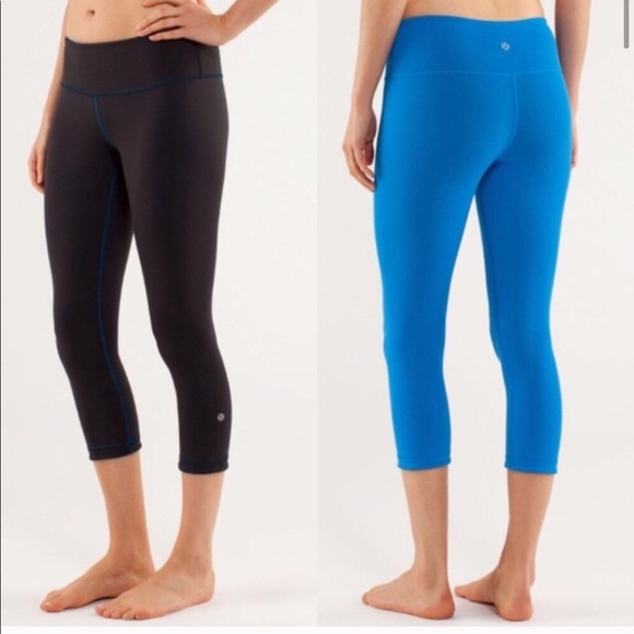 ❤️SOLD❤️ Reversible Lululemon Cropped Wunder Under - Picture 2 of 10